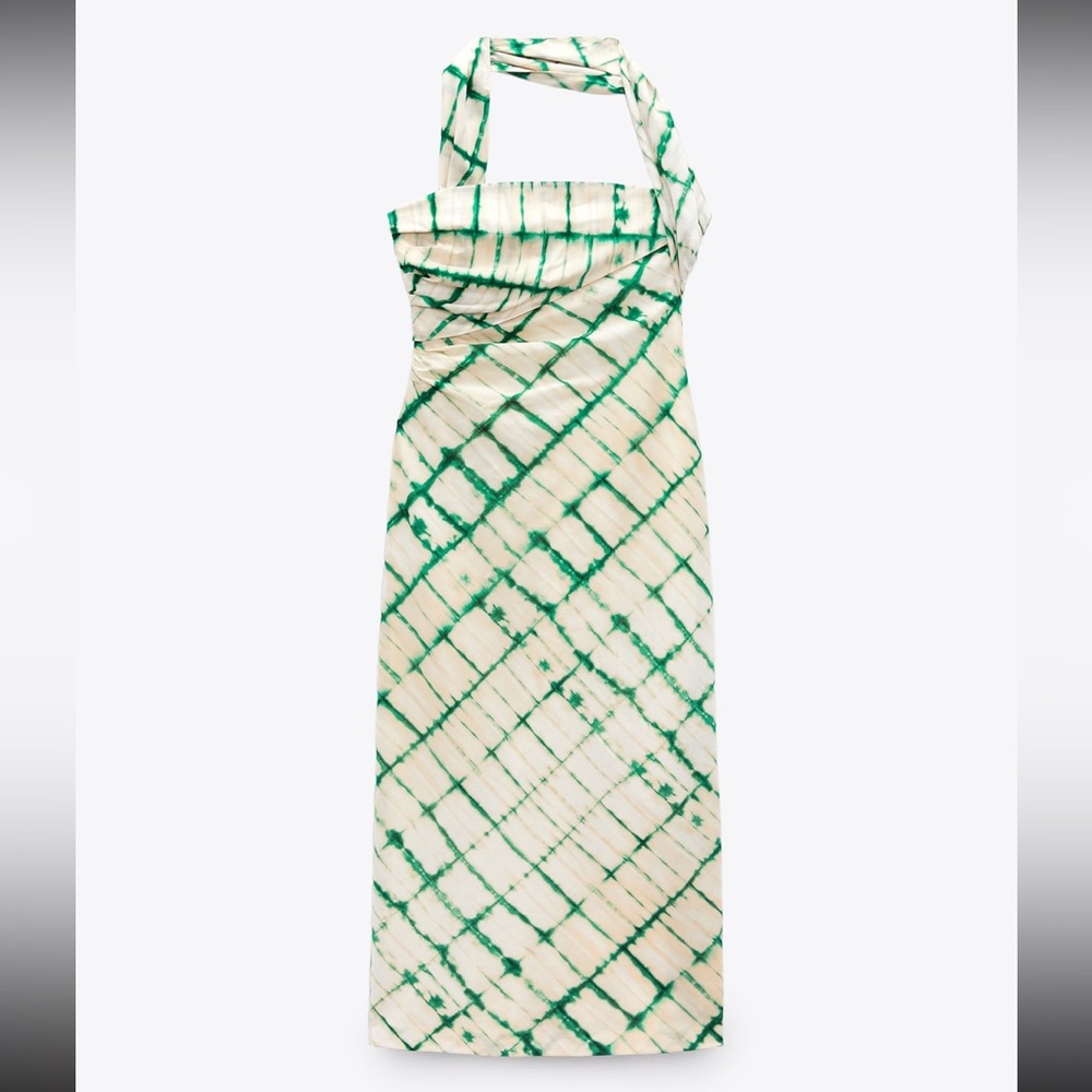 ZARA PRINTED MIDI DRESS - Picture 13 of 15